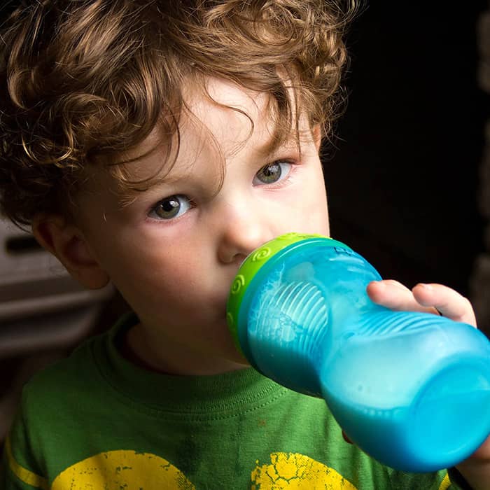 get toddler to drink milk